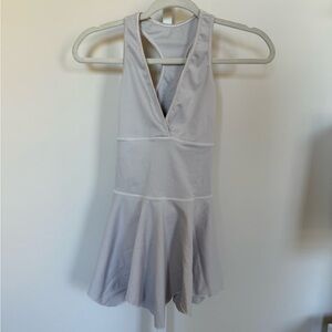 Frankie’s Bikinis workout Grey Sleeveless Dress